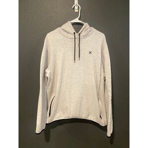 Hurley White Hoodie with Logo
